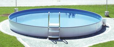 Steinbach Styriapool rund Ø 400 x 120 cm Innenfolie Adriablau ohne Zubehör 012310